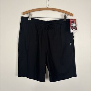 NWT G Gradual Men’s XL Athletic Shorts Black Elastic Waist Stretch Gym Athletic
